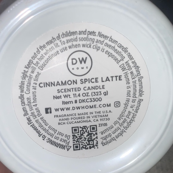 🆕 DW Home Cinnamon Spice Latte Candle - Picture 5 of 8